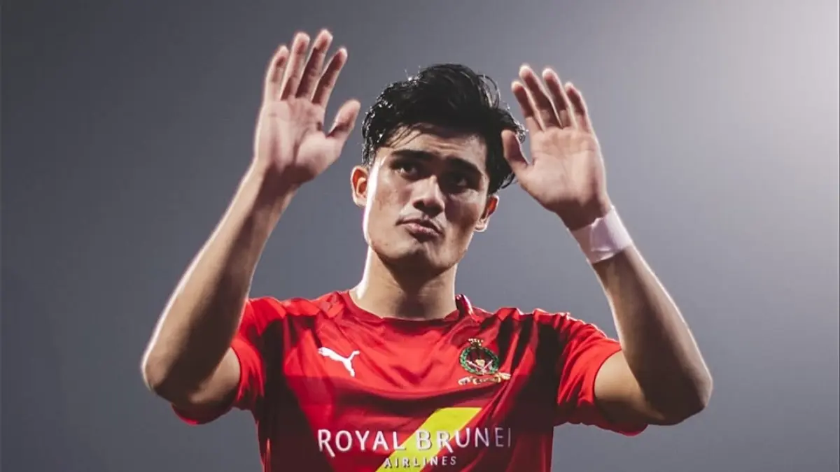 Ramadhan Sananta saat bermain untuk DPMM FC di Liga Malaysia 2025/2026. (INSTAGRAM DPMM FC) 
