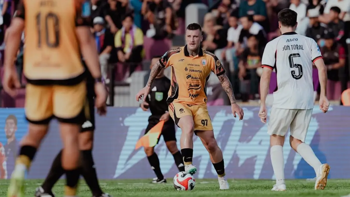 Persija Jakarta melawan Persik Kediri di Super League 2025/2026. (INSTAGRAM PERSIJA JAKARTA)