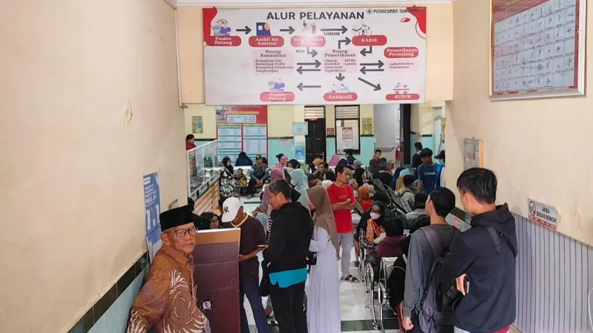Ilustrasi layanan kesehatan di Puskesmas Sukoharjo Kota, yang diinstruksukan untuk skrining hantavirus. (Iwan Kawul/Radar Solo) 