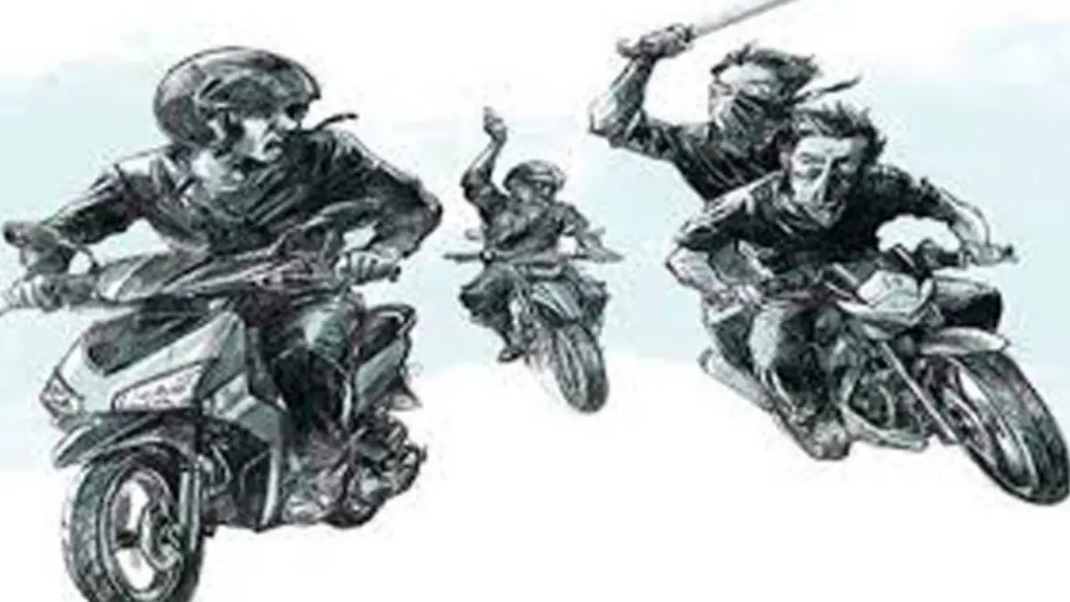 Ilustrasi kekerasan jalanan.