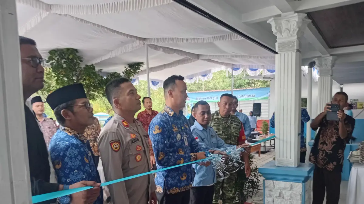 Grand launching SPPG Kenokorejo, Kecamatan Polokarto, Selasa (20/5). Seluruh pegawai SPPG dilarang joget TiktTok.
