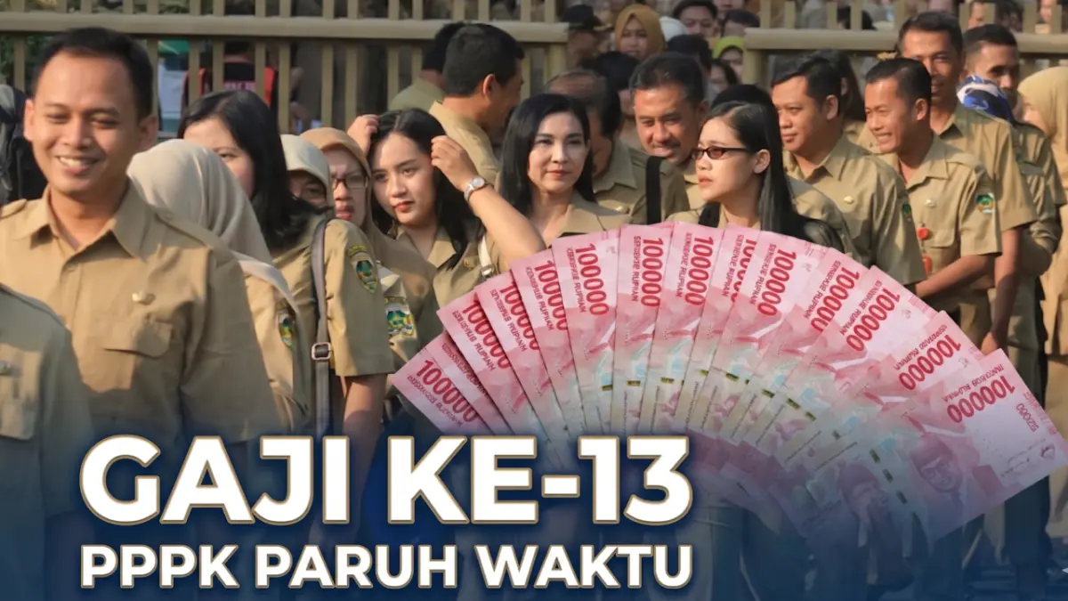Ilustrasi Gaji ke-13 PPPK Paruh Waktu.