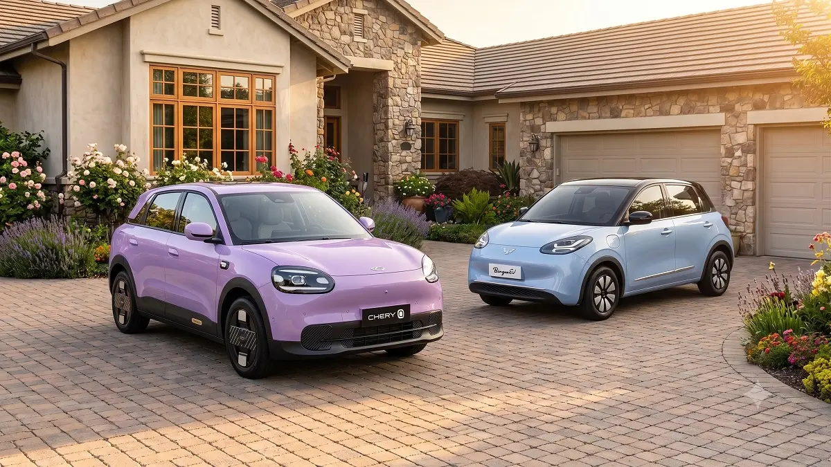 Perbandingan Mobil Listrik Chery Q Vs Wuling Binguo, Siapa Paling Unggul di Segmen City Car EV? (GEMINI AI)