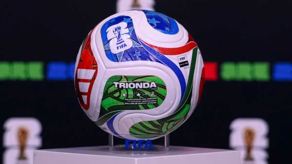 Bola resmi Piala Dunia 2026, Trionda. (ANTARA/FIFA)