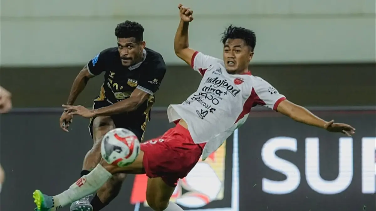 Pertandingan Dewa United melawan Bali United di Super League 2025/2026. (TIM MEDIA DEWA UNITED) 