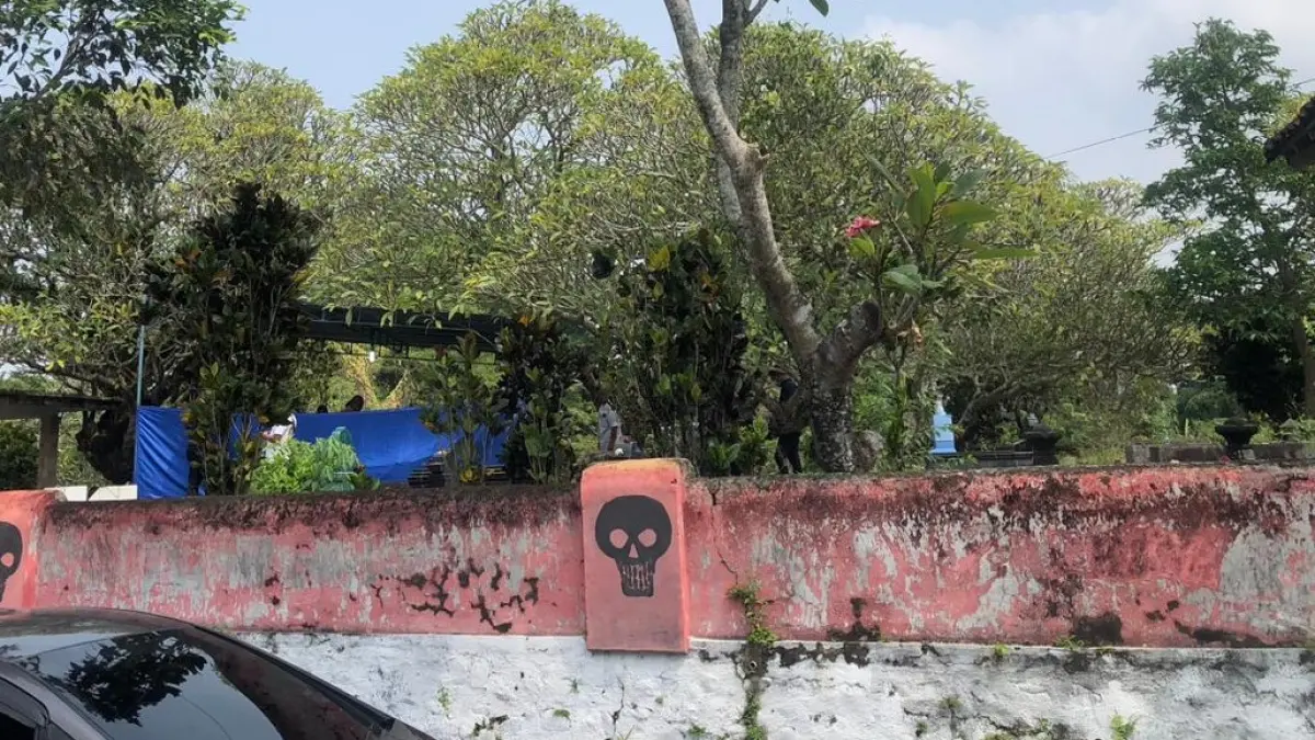 Polres Boyolali dan Biddokkes Polda Jateng melakukan ekshumasi makam Bayu di makam Donoloyo, Jembangan, Desa/Kecamatan Banyudono, Boyolali, Jumat (22/5/2026). (ABDUL KHOFID/RADAR SOLO)