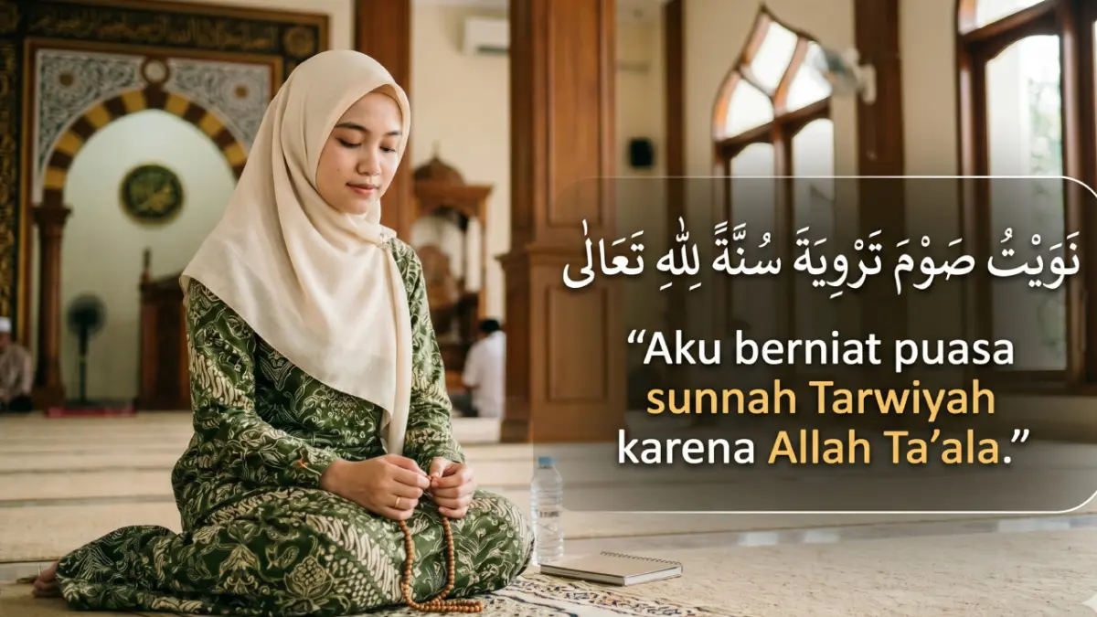 Niat puasa Tarwiyah.