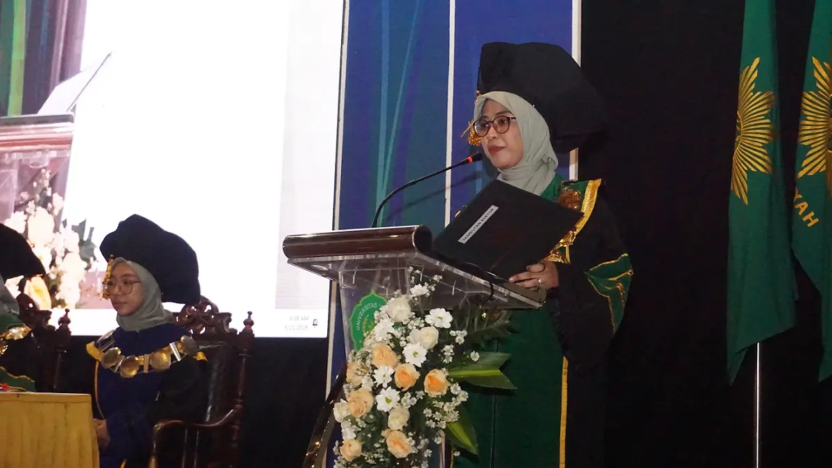 Rektor Universitas ‘Aisyiyah Surakarta, Dr. Dyah Rahmawatie Ratna Budi Utami, S.Kep., Ns., M.Kep., 