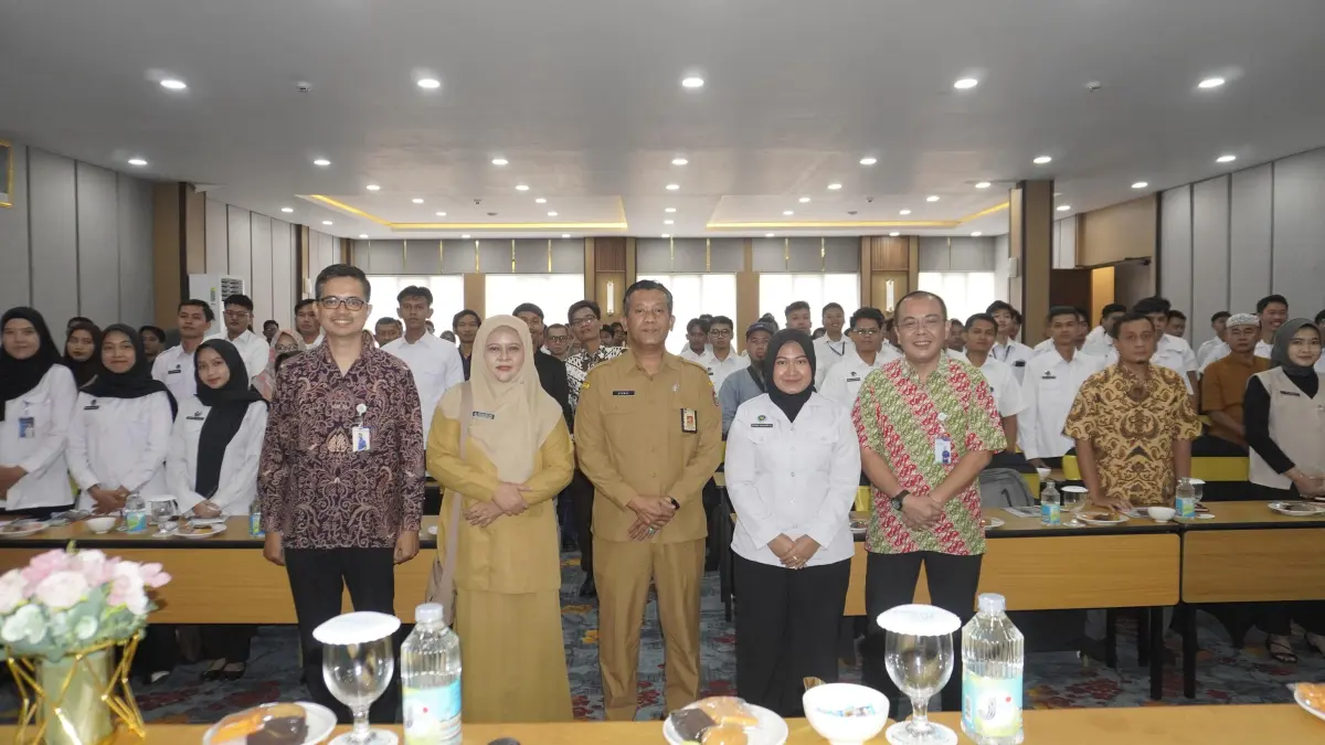 BPJS Kesehatan Cabang Boyolali bergerak menggelar kegiatan sosialisasi Program Jaminan Kesehatan Nasional (JKN) kepada seluruh Kepala SPPG dan Yayasan Mitra Badan Gizi Nasional (BGN) se-Kabupaten Boyolali, Selasa (26/05/2026).&nbsp;(Dokumentasi BPJS Kesehatan Boyolali)