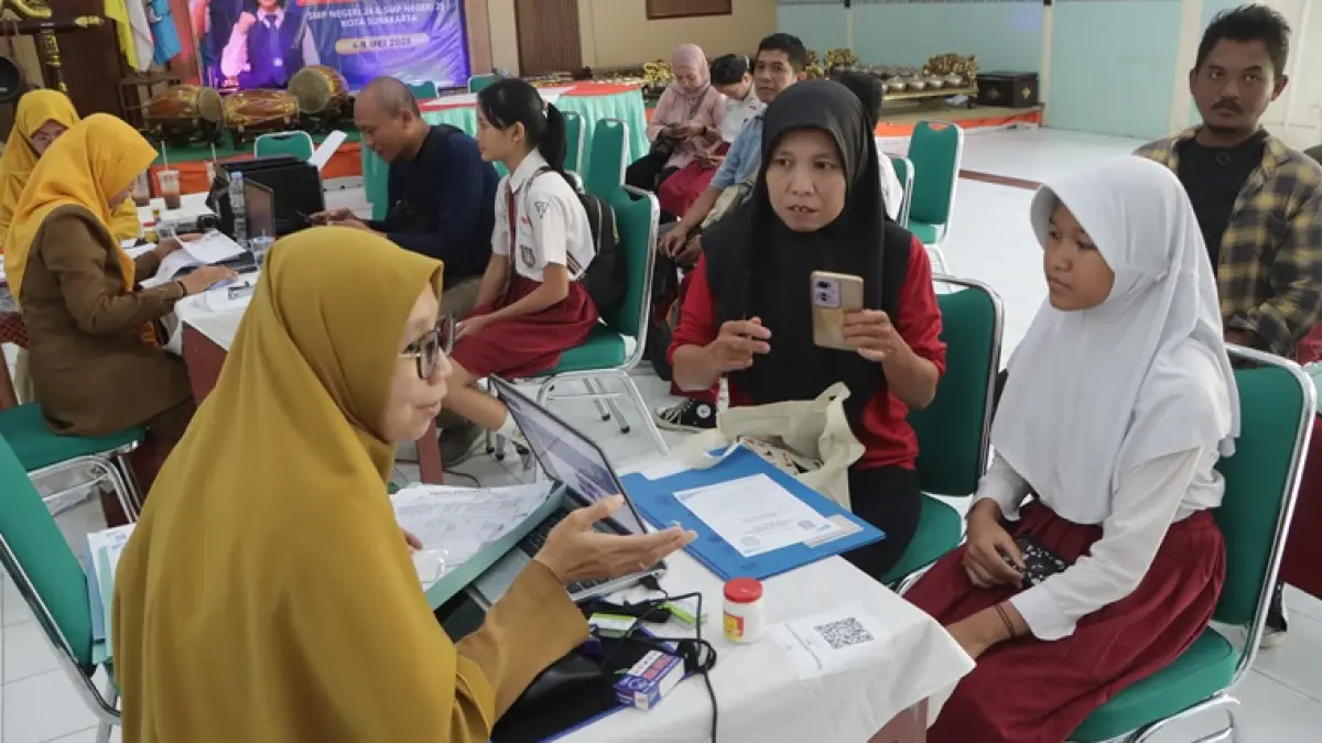 Ilustrasi SPMB SMPN Program Khusus di SMPN 25 Solo sudah berakhir, kini mulai awal Juni 2026 dibuka SPMB jalur regular. (M IHSAN/RADAR SOLO)