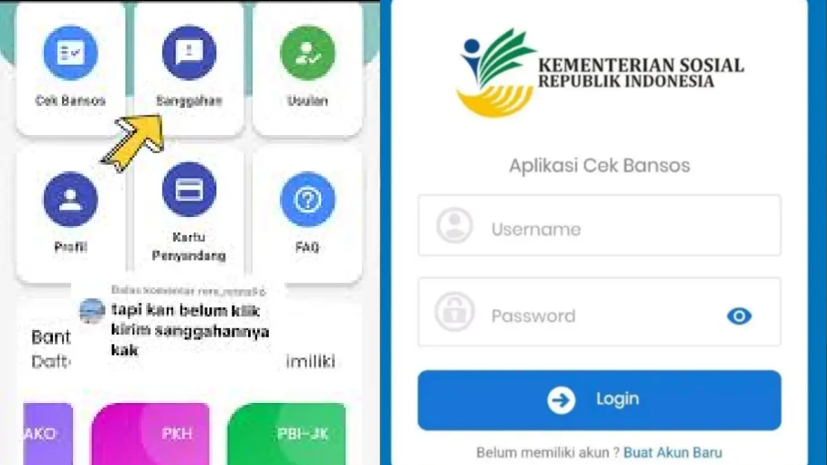 Fitur "Sanggah" di aplikasi Cek Bansos bisa digunakan untuk mengusulkan kembali penerima bansos yang dicoret.