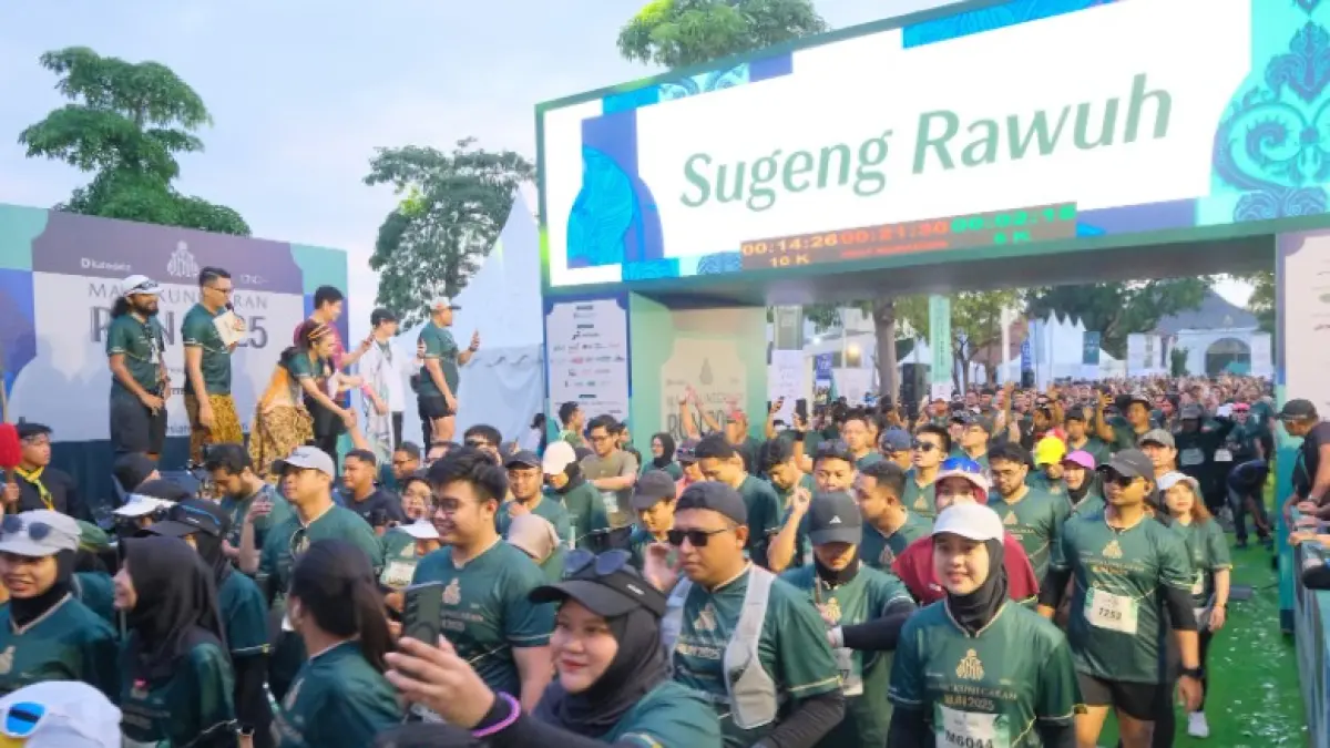 Peserta Mangkunegaran Run 2026 dari berbagai daerah. (Humas Pemkot Solo)