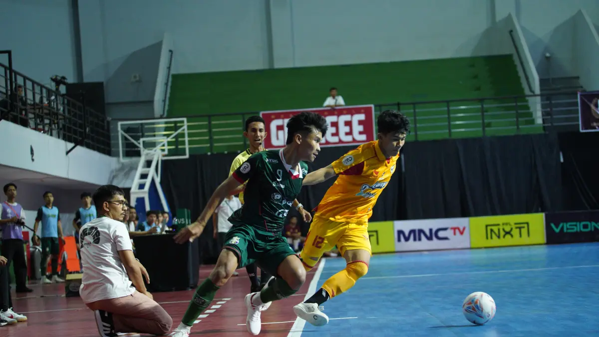 Laga Maestro Solo FC vs GGFS di GOR Bung Karno Sukoharjo, Jumat (29/5).&nbsp; (DOK. AFI) 