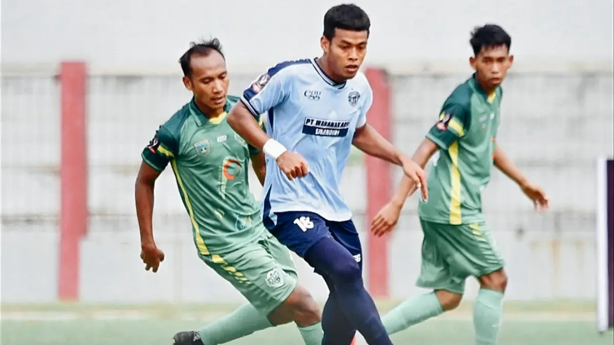 Pada pertandingan Wahana FC Pekanbaru melawan PSPP Padang Panjang di Stadion Goentoer Darjono, Purbalingga. (INSTAGRAM PSPP PADANG PANJANG) 