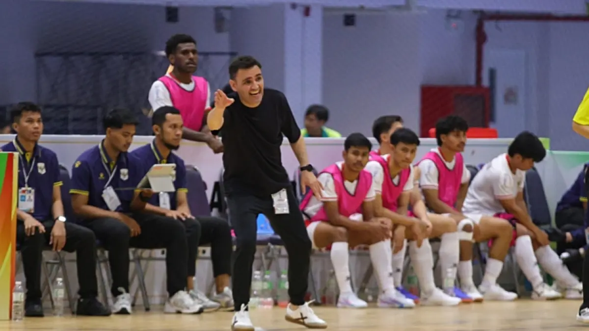 Pelatih Timnas Futsal Indonesia Héctor Souto. (DOK. AFI) 