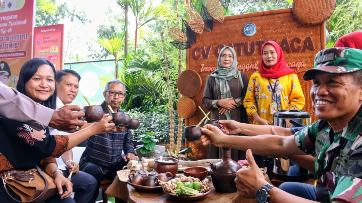 Pembukaan agenda Festival Jamu Nusantara yang diselenggarakan di Syariah Hotel Solo, Sabtu (30/5/2026). (JALU/RADAR SOLO)