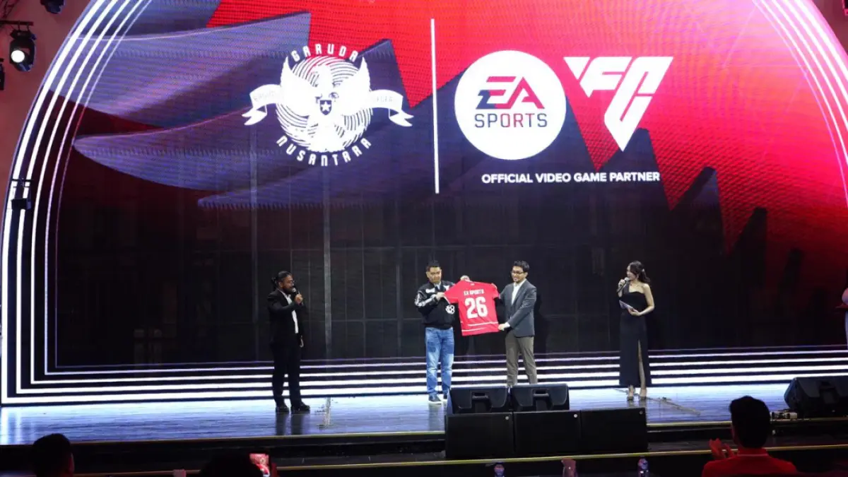 EA Sports FC mengumumkan kerja sama eksklusif dengan PSSI melalui PT GSI. (DOK. PSSI) 