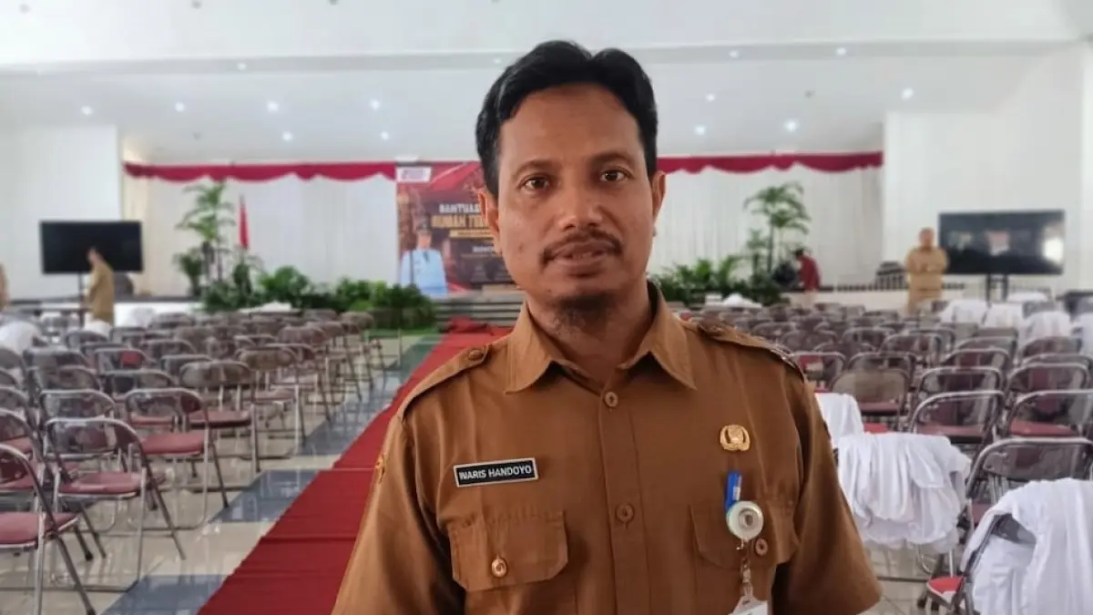 Kepala Bidang Kawasan Permukiman dan Pertanahan Disperakim Klaten Waris Handoyo. (Angga Purenda/Radar Solo)