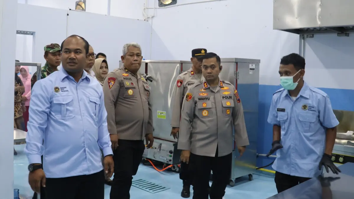 Polres Wonogiri resmikan fasilitas dapur SPPG Polri Kedunggupit di wilayah Kecamatan Sidoharjo, Kabupaten Wonogiri, Rabu (3/6/2026). (IWAN ADI/RADAR SOLO)