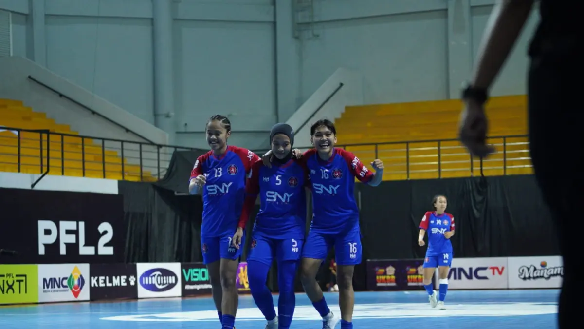 TAK MUDAH: NAM ABP Women Sueakarta melawan F4ST Angels di GOR Bung Karno Sukoharjo, Selasa (2/6/2026) malam. (DOK. AFI)&nbsp;