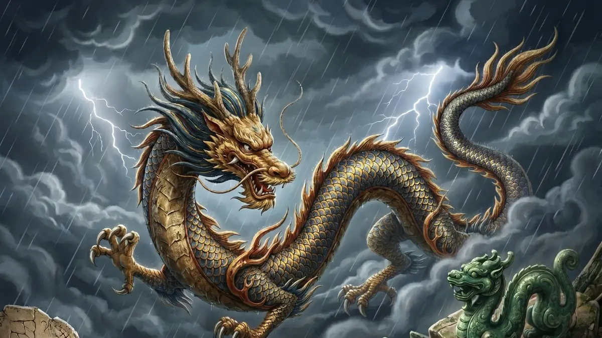 Ilustrasi Naga Tiongkok