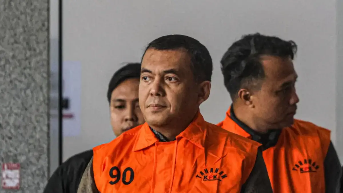 Wakil Menteri Imigrasi dan Permasyarakatan (Imipas) nonaktif Silmy Karim resmi ditahan usai menjalani pemeriksaan di Gedung Merah Putih KPK, Jakarta, Kamis (4/6/2026). (Dery Ridwansah/ JawaPos.com)

 
