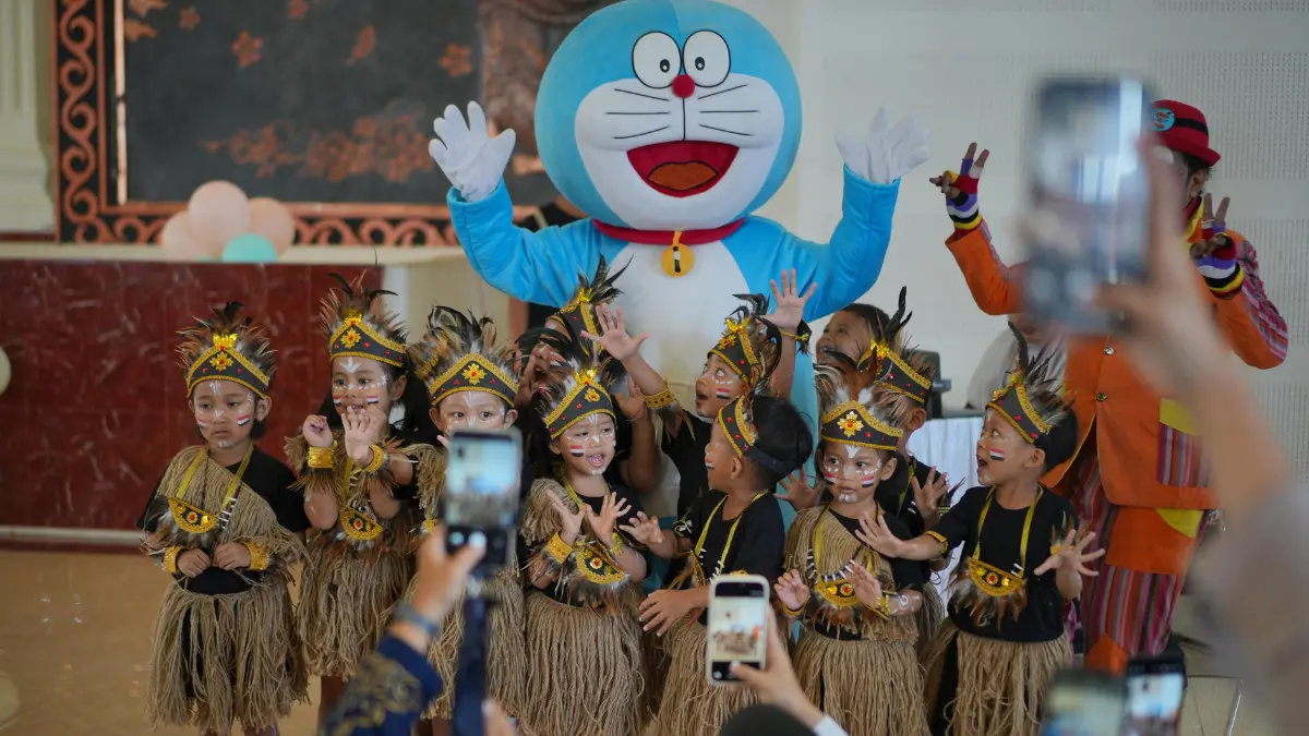 Ajang Kreativitas Anak Usia Dini digelar di Grha Bung Karno, Kelurahan Buntalan, Klaten Tengah, Jumat (5/6/2026). (Dokumentasi Diskominfo Klaten)