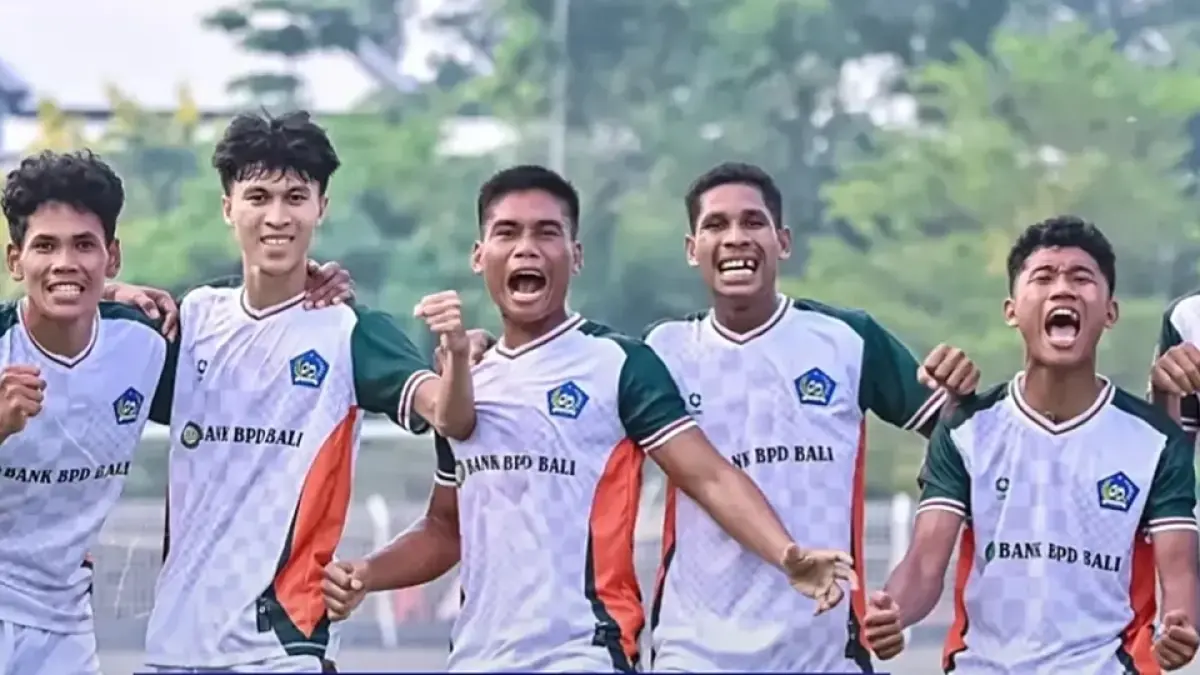 Pemain PS badung merayakan gol di Liga 4. (Dok. PS Badung) 