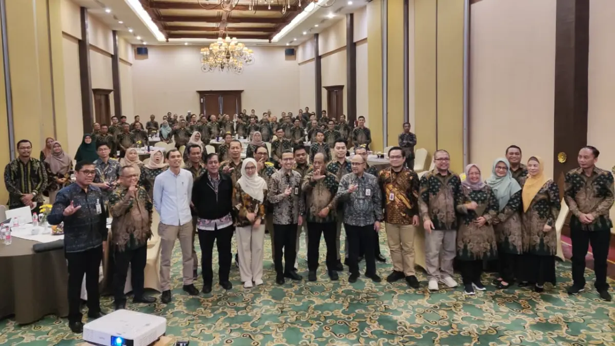 Rakornas Aslindo dihadiri oleh pengurus Lembaga Keuangan Mikro (LKM) dan LKM Syariah (LKMS) dari berbagai penjuru daerah. (JALU/RADAR SOLO) 
