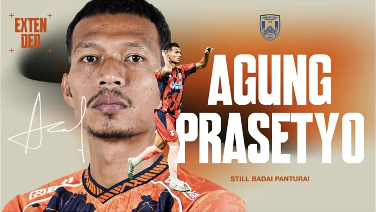 Agung Prasetyo resmi bertahan di Kendal Tornado FC. (Tim Media Kendal Tornado FC) 