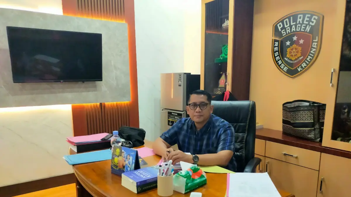 Kasatreskrim Polres Sragen AKP Catur Agus Yudo Praseno. (Ahmad Khairudin/Radar Solo)
