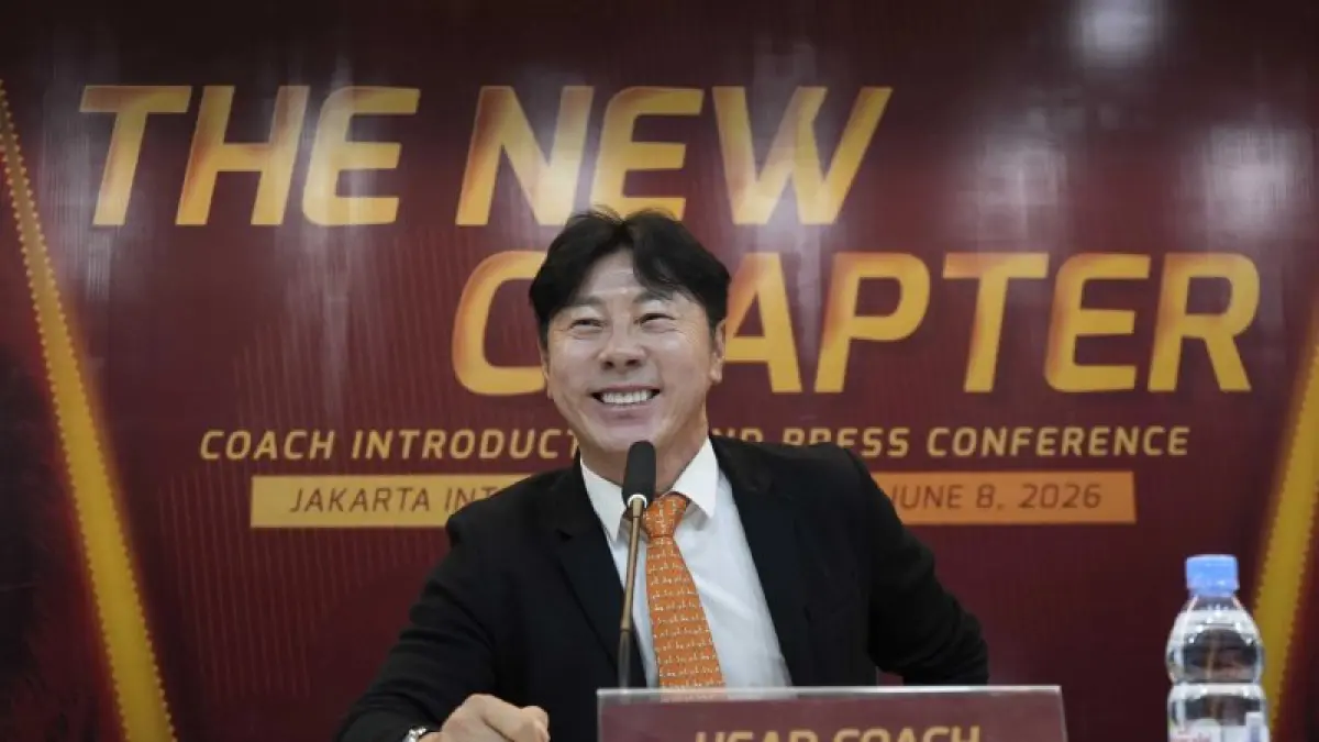 Shin Tae-yong resmi jadi pelatih Persija Jakarta di Super League 2026/2027. (TIM MEDIA PERSIJA JAKARTA)