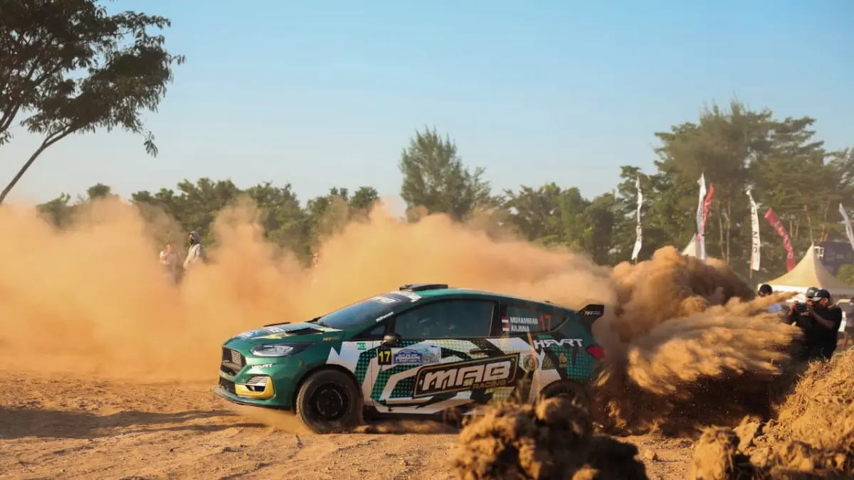 Suasana Kejurnas Sprint Rally Putaran 2 di Sirkuit POJ City, Kota Semarang, Jawa Tengah pada 6-7 Juni 2026. (ISTIMEWA)
