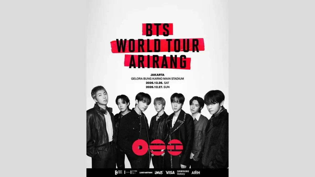 Siap-Siap War!Link dan Cara Beli Tiket Konser BTS ARIRANG Jakarta 2026, Jadwal Presale dan Harga Lengkap (Instagram/@ime_indonesia)