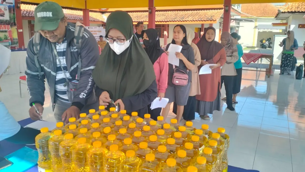 Gerakan Pangan Murah (GPM) digelar di Pendapa Kecamatan Gantiwarno, Selasa (9/6/2026). (Dokumentasi Pemerintah Kecamatan Gantiwarno)