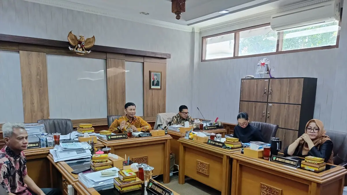 Komisi IV DPRD Kota Solo rapat koordinasi. (A Christian/Radar Solo)
