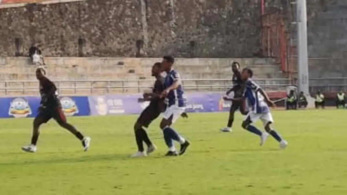 Pertandingan Persebi Boyolali melawan Wamena United di Stadion Kebogiro, Rabu (10/6/2026). (HERNINDYA JALU/RADAR SOLO)