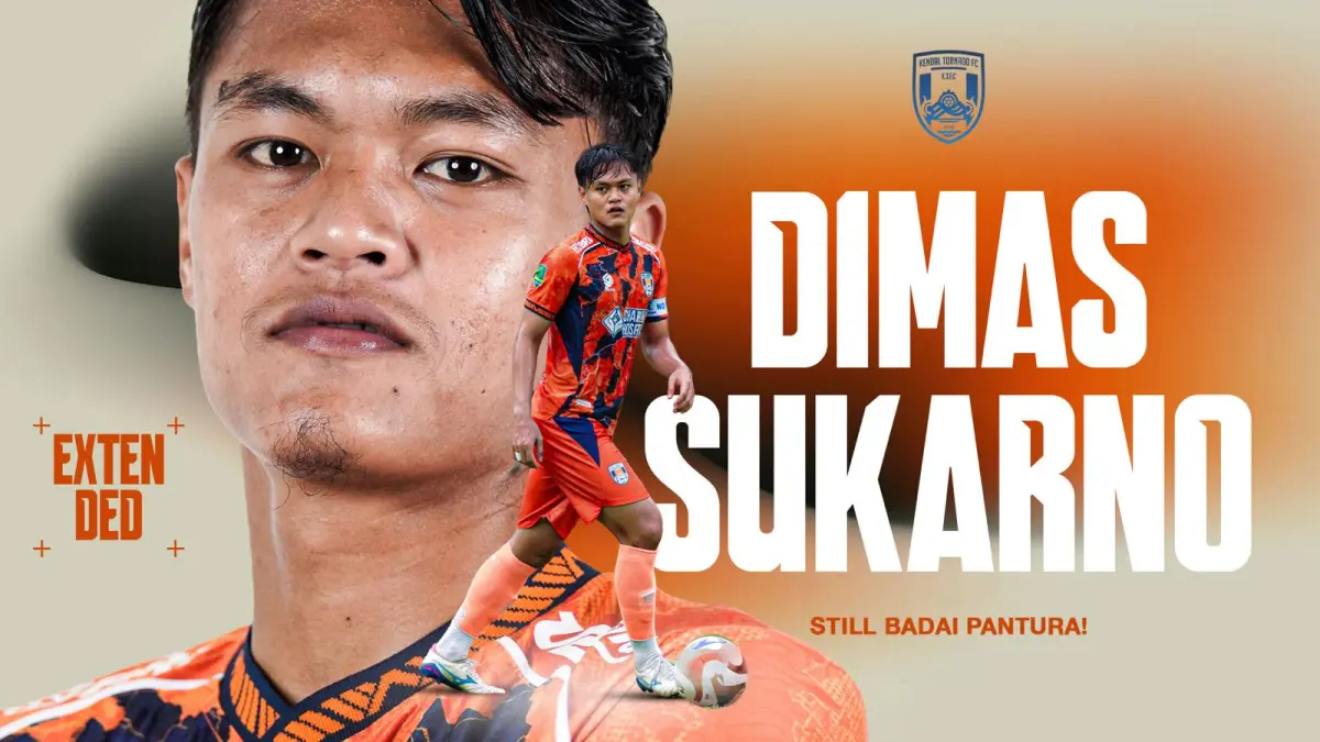 Dimas Sukarno Putra masih jadi bagian dari skuad Kendal Tornado FC di Liga 2. (Tim Media Kendal Tornado FC) 
