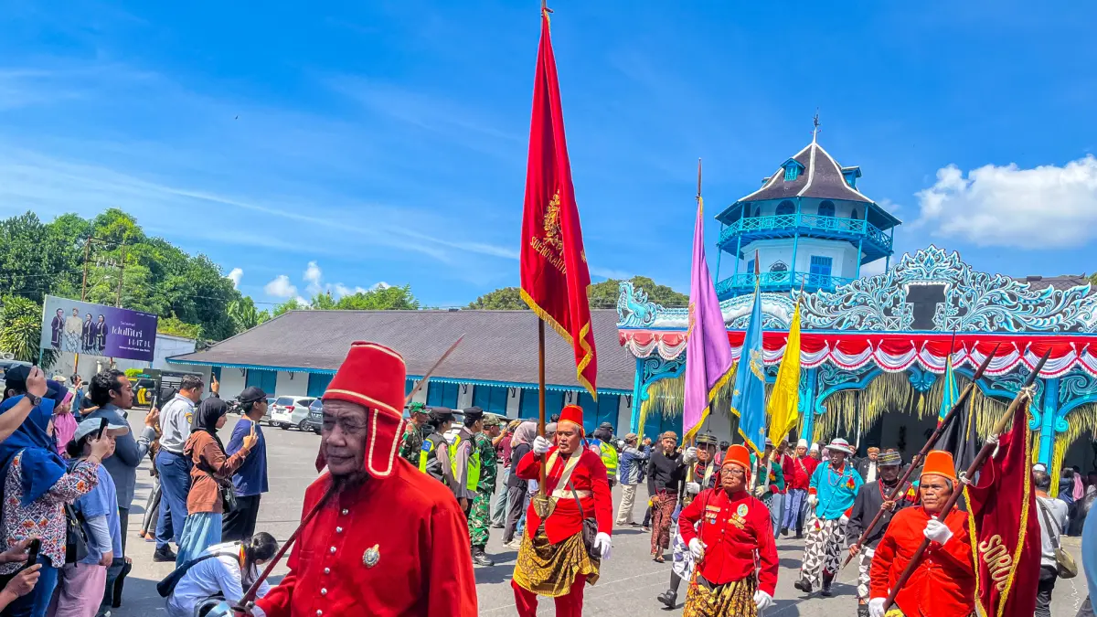 Kirab Gerebeg Besar Keraton Surakarta belum lama ini. (M Ihsan/Radar Solo)