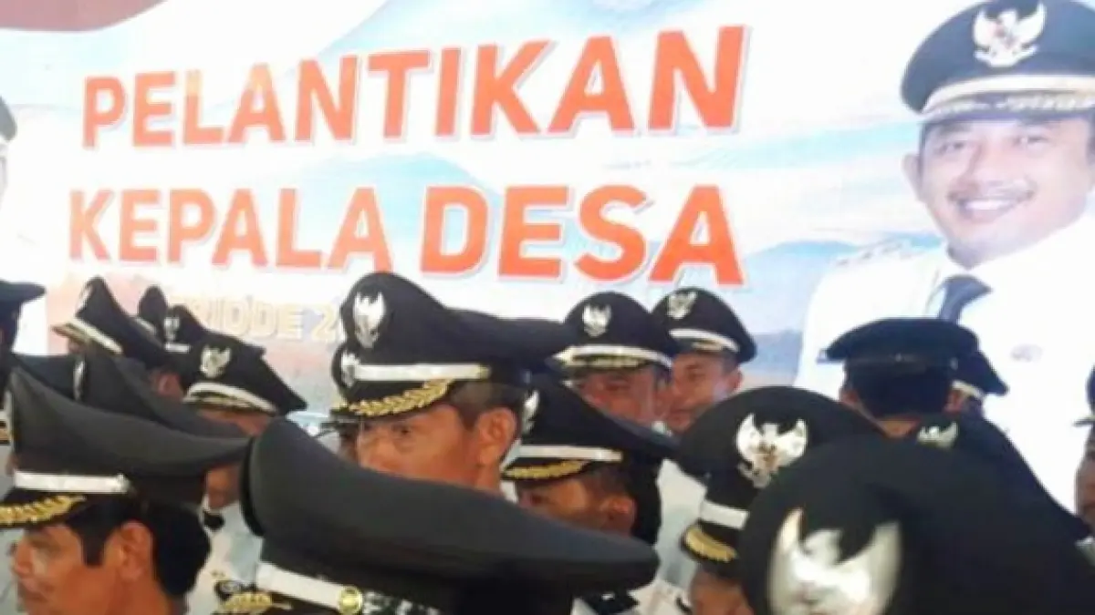 Pelantikan kepala desa di Kabupaten Karanganyar. (Rudi Hartono/Radar Solo)