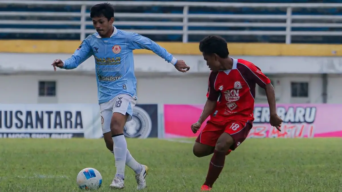 KURANG BERUNTUNG: Persiharjo Sukoharjo melawan Persak Kebumen di Stadion Jember Sport Garden, Sabtu (13/6). (INSTAGRAM: @persiharjo.official)