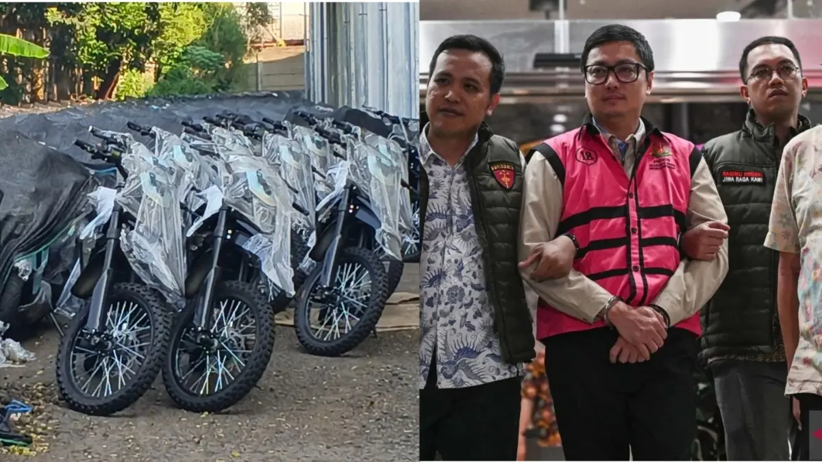 Terbongkar! Cara Andri Mulyono Loloskan Vendor Motor Listrik MBG Rp 1,1 Triliun Meski Tak Punya Diler (Kolase ANTARA & JAWA Pos)