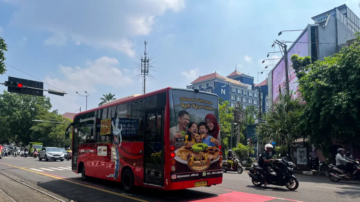 Biaya operasional Batik Solo Trans terancam terganggu karena subsidi dipangkas. (M Ihsan/Radar Solo)