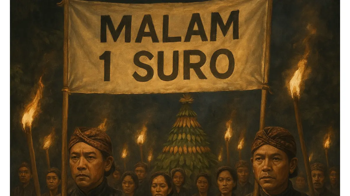 Ilustrasi peringatan malam 1 Suro.