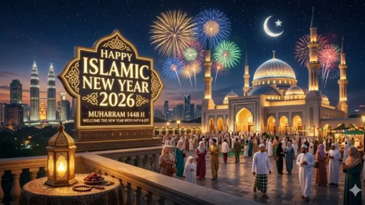 20 Kartu Ucapan Selamat Tahun Baru Islam 1448 H/2026 M Terbaru dan Estetik, Gratis untuk Dibagikan (GEMINI AI)