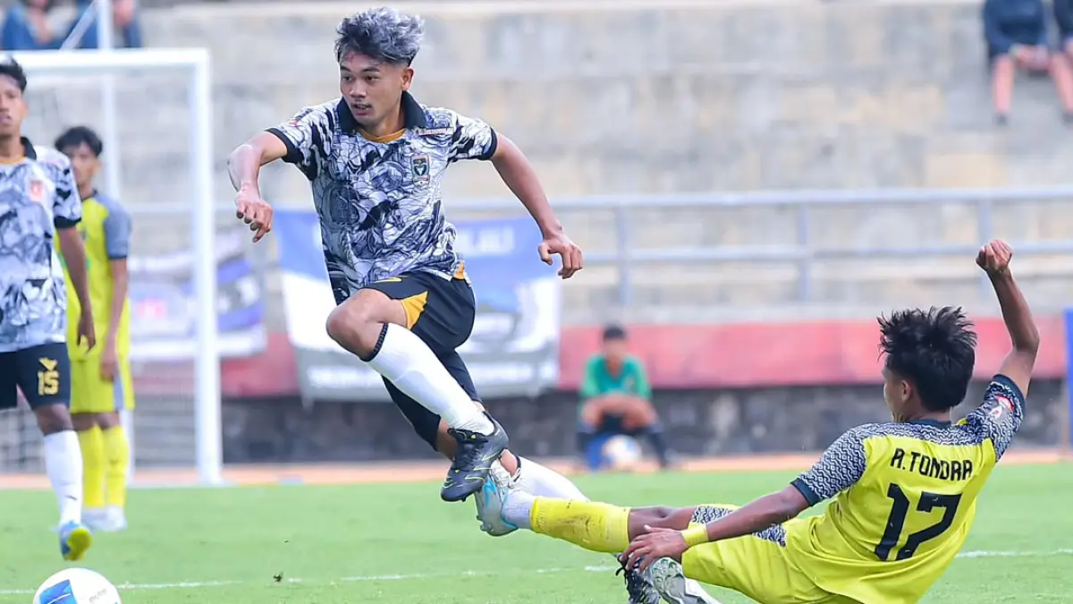 Laga Persebi Boyolali melawan Celebest FC di Stadion Kebogiro, Boyolali. (dok. Persebi Boyolali)