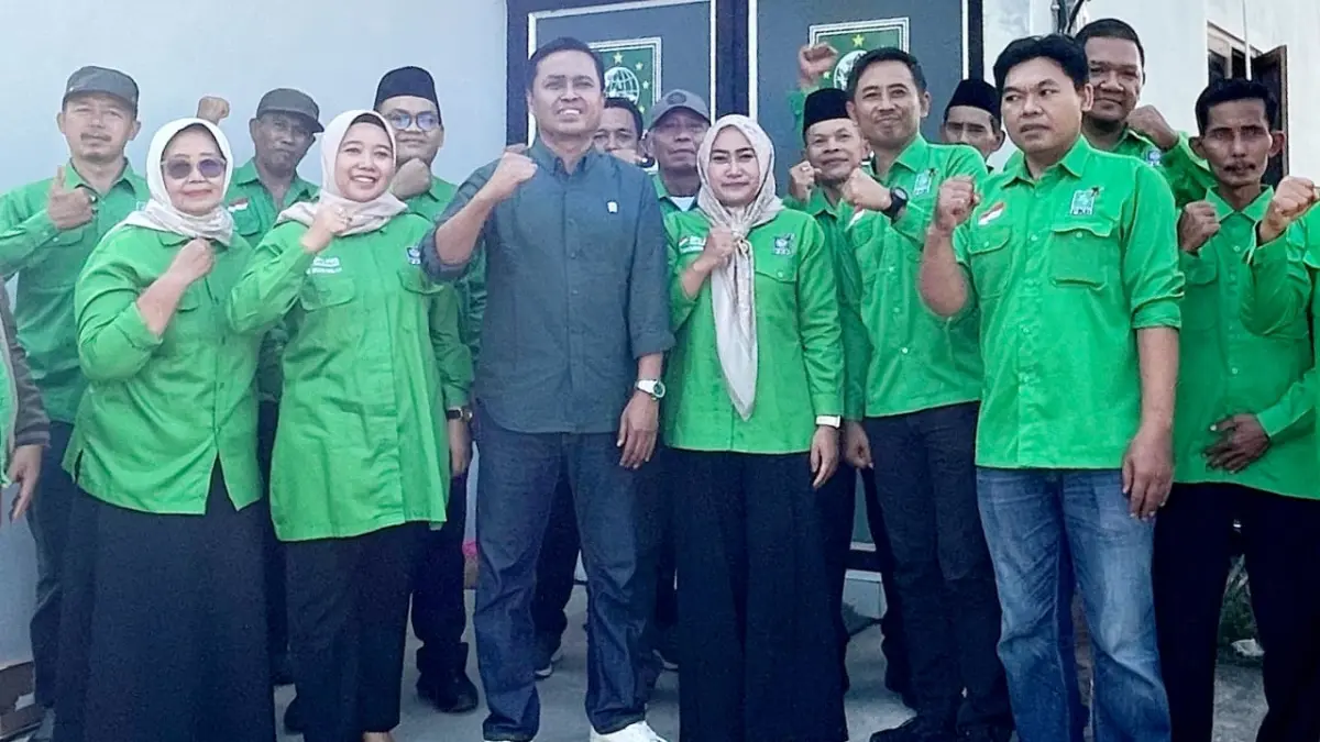 Pengurus DPC Partai Kebangkitan Bangsa (PKB) Karanganyar periode 2026–2031. (Rudi Hartono/Radar Solo)