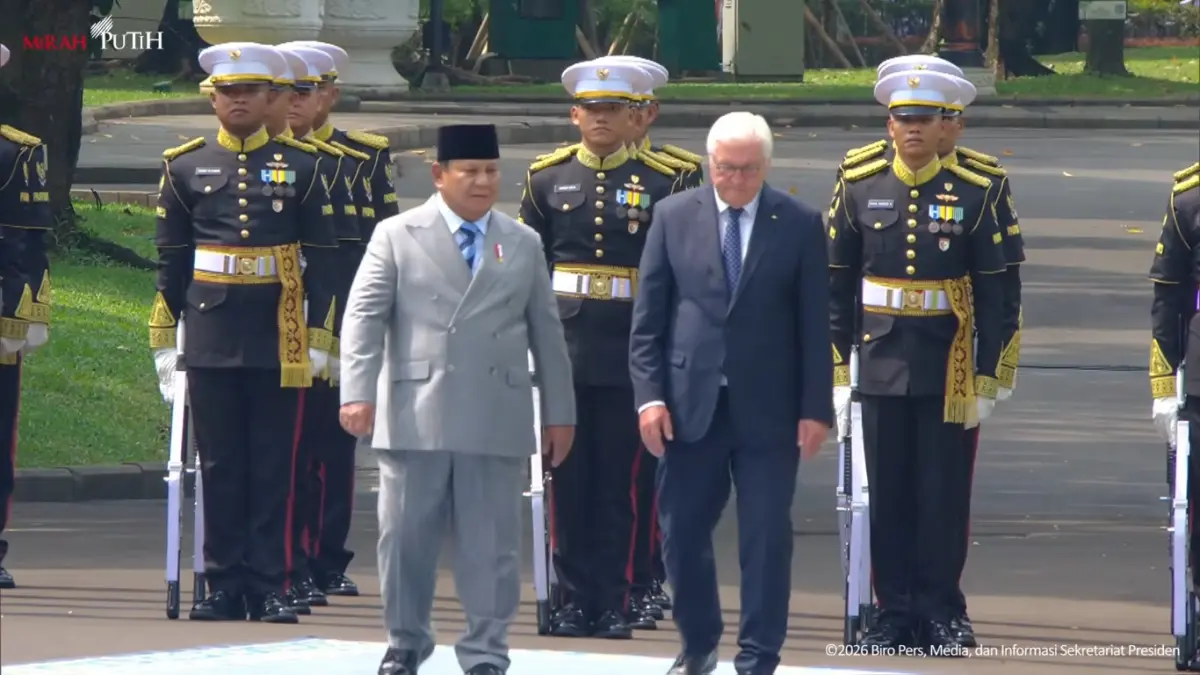 Prabowo Bertemu Presiden Jerman Hari Ini, Apa Saja Agenda Penting yang Dibahas? (Tangkapan Layar Youtube Seketarian Presiden)