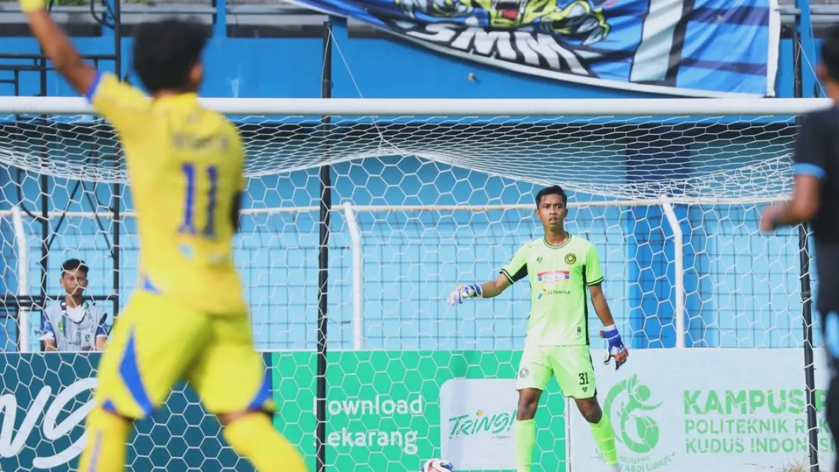 BUTUH KETENANGAN: Nuri Agus saat membela Persiku Kudus di Liga 2, musim lalu. (INSTAGRAM: @nuriagus_)