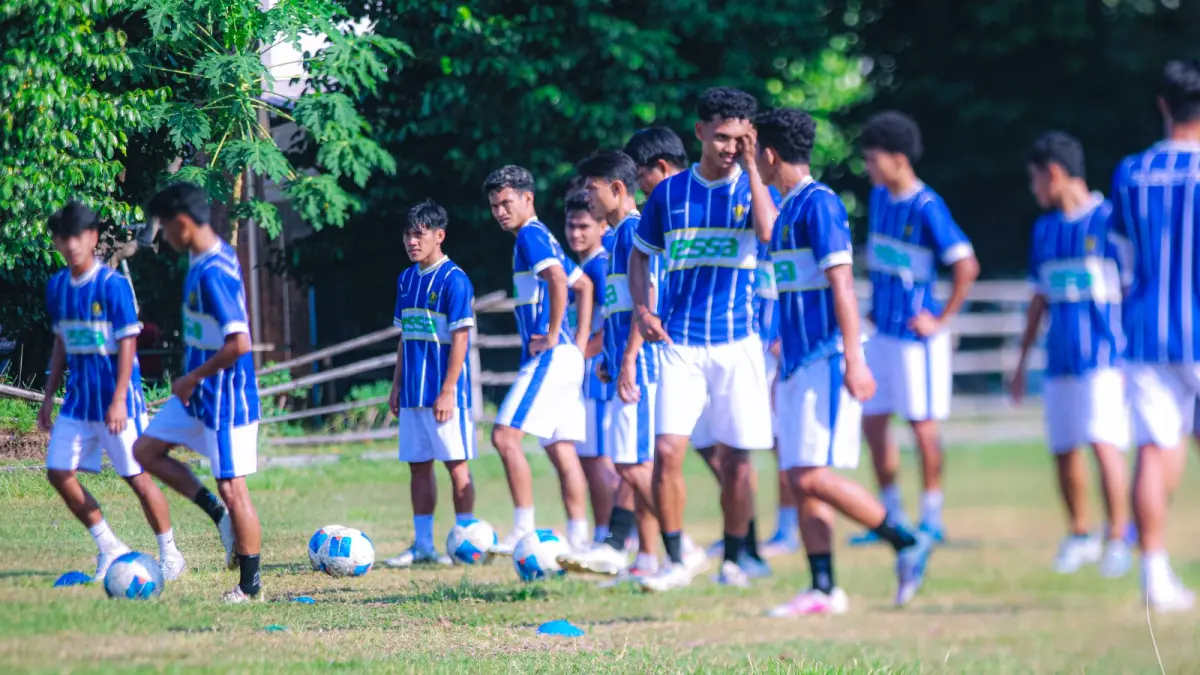 Celebest FC saat jalani sesi latihan, belum lama ini. (Dok. Celebest FC) 
